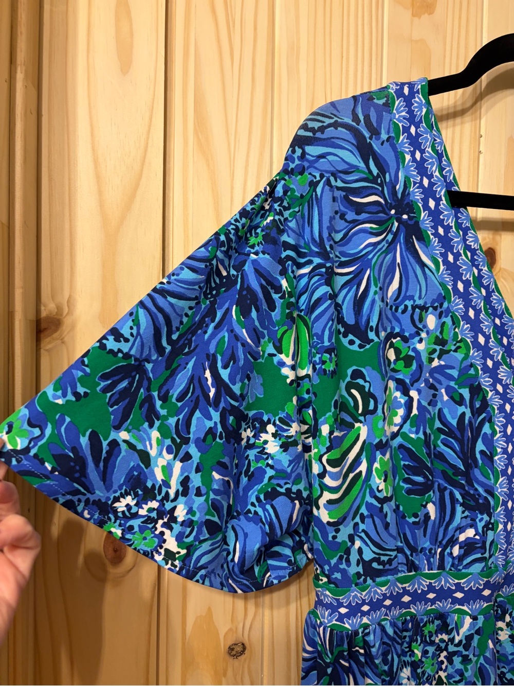 Lilly Pulitzer Addison Elbow Sleeve Abaco Blue Turtle Awe Engineer Maxi Dress 14 - Picture 5 of 9
